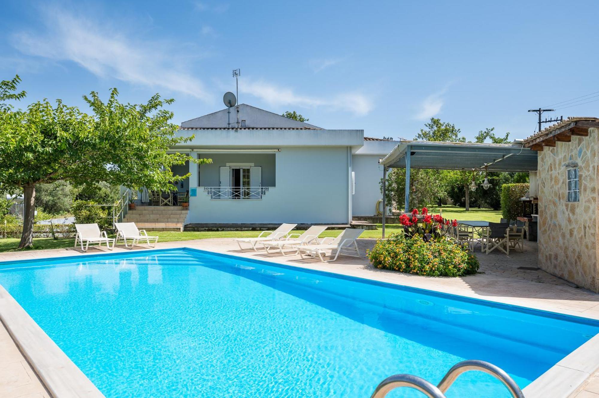 Villa Nefeli With Private Pool By Konnect Дасія Екстер'єр фото