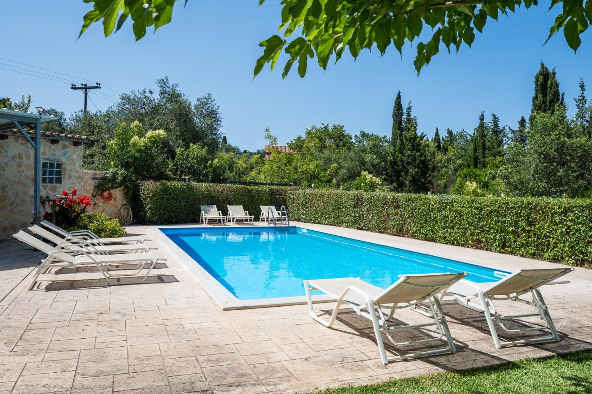 Villa Nefeli With Private Pool By Konnect Дасія Екстер'єр фото